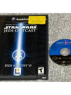 Star Wars Jedi Outcast Jedi Knight II Nintendo GameCube - Tested Works
